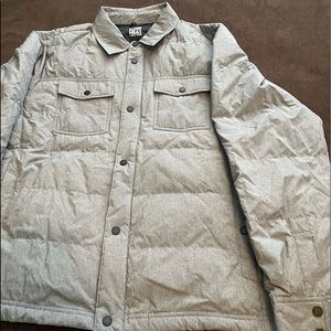 Men’s grey 32Degrees puffer jacket size large